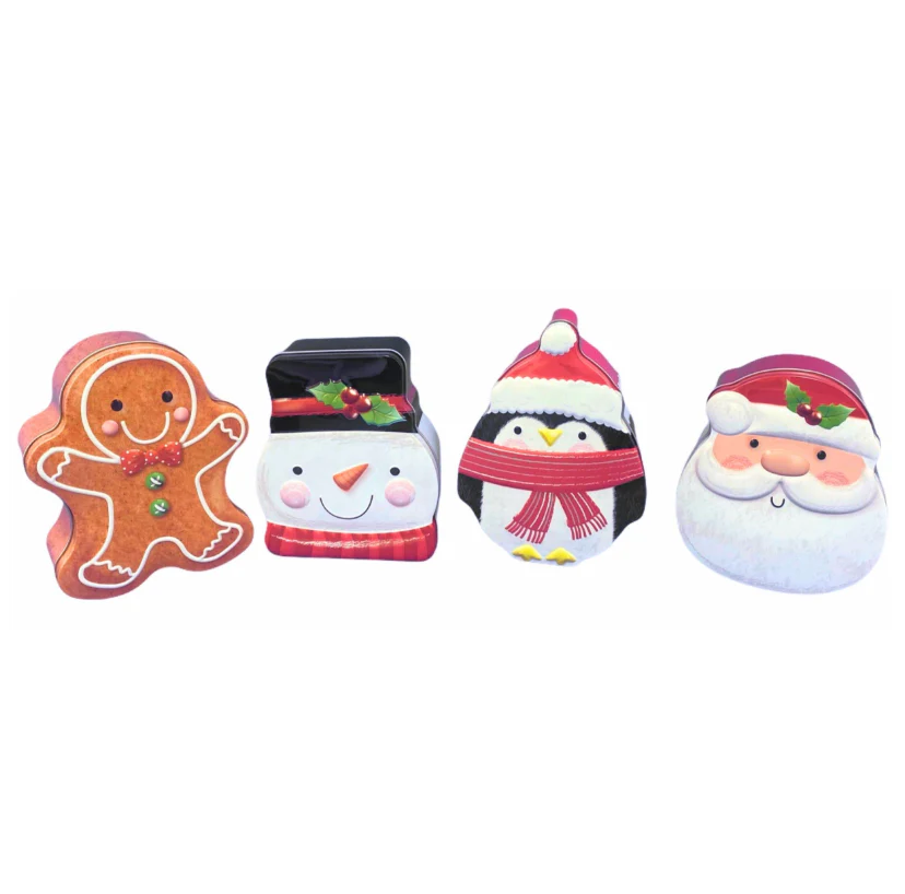 Small Christmas Character Tin โ Assorted Styles โ Each Tin Sold Separately