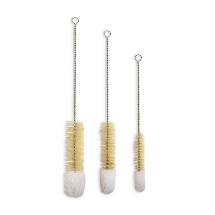 Soft-Tip Kitchen Cleaning Brushes – Set of 3