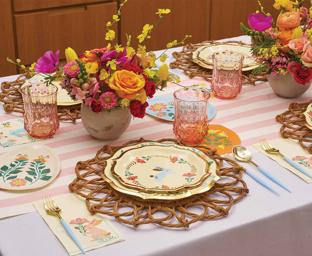 Sophistiplate Assorted Die Cut Lunch Napkins – 16pk – Folklore Easter - Image 7