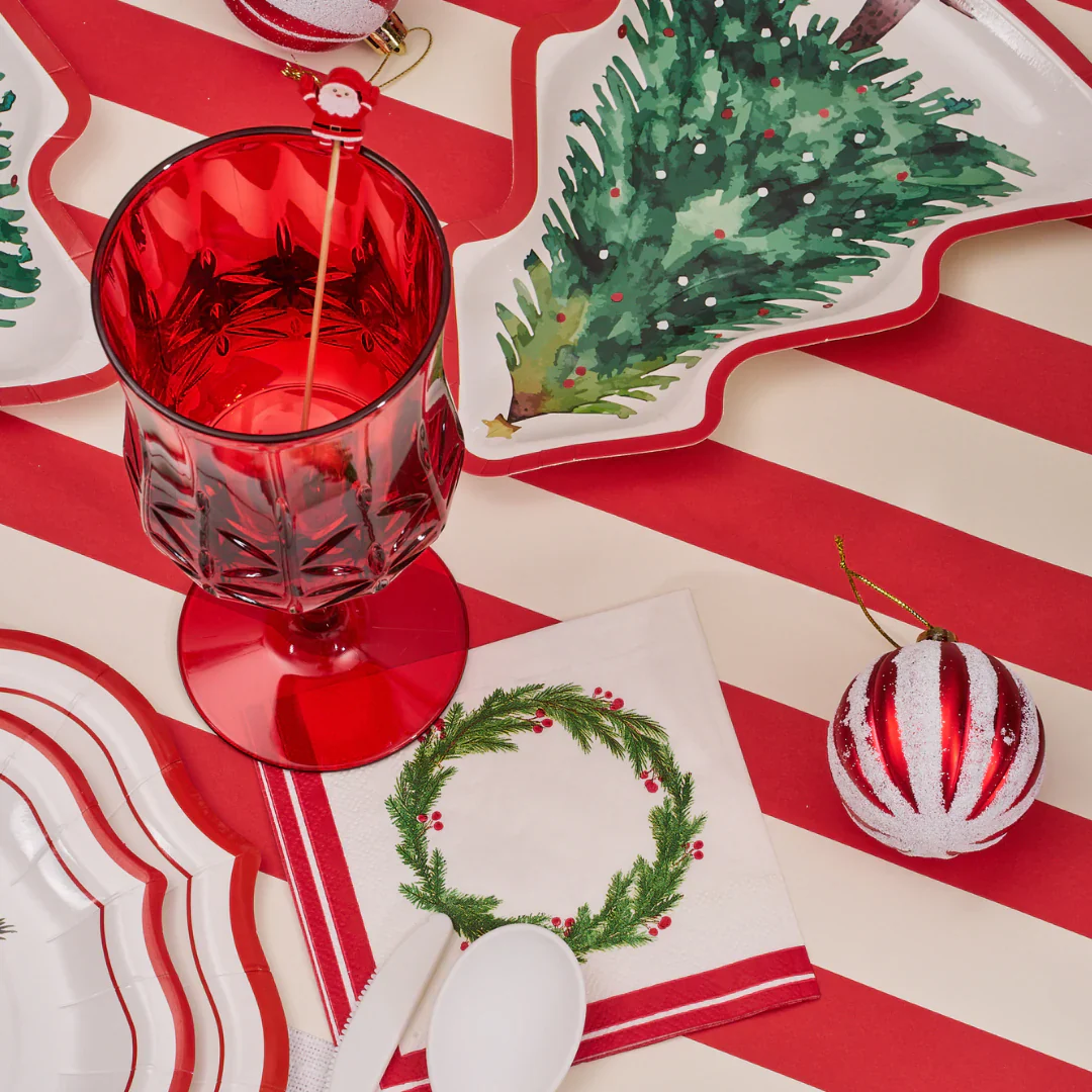 Sophistiplate Merry & Bright Christmas Cocktail Napkins – 20pk - Image 3
