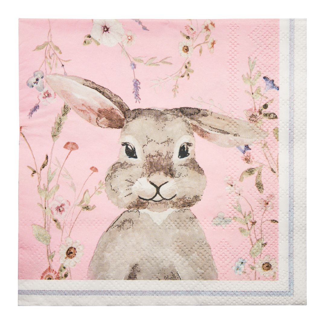 Sophistiplate Paper Beverage Napkins – Pack of 20 – Charming Easter