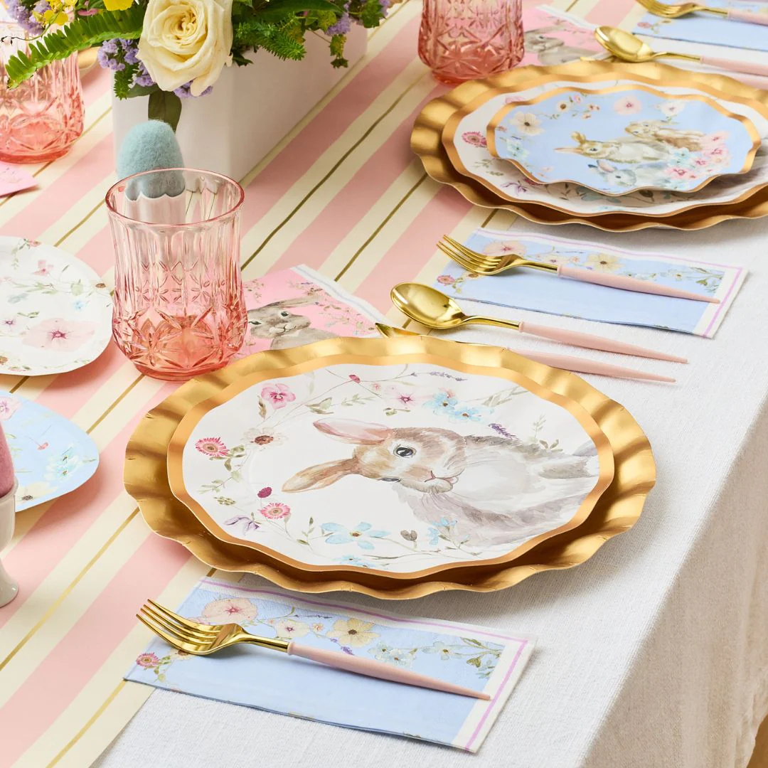 Sophistiplate Paper Beverage Napkins – Pack of 20 – Charming Easter - Image 3