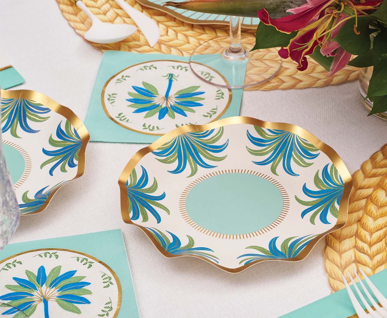 Sophistiplate Scalloped Appetizer/Dessert Bowl - 8pkg – Preppy Palm - Image 2