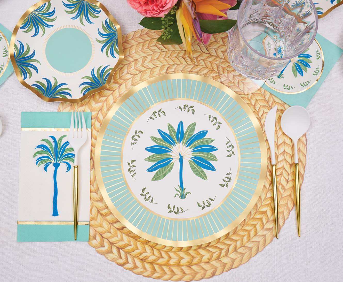 Sophistiplate Scalloped Dinner Plates - 8pkg – Preppy Palm - Image 2