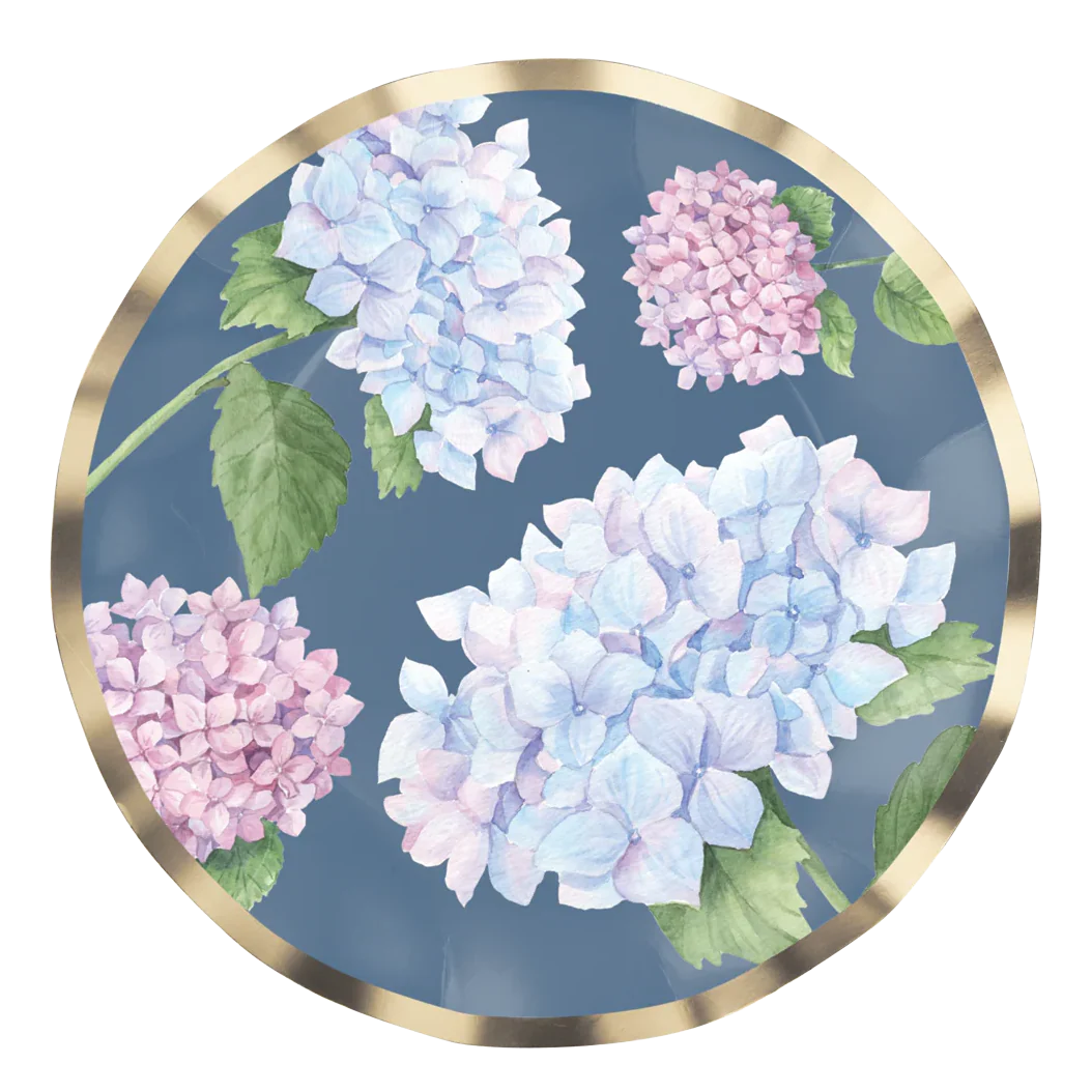 Sophistiplate Wavy Paper Salad Plate - 8pk – Hydrangea Flowers