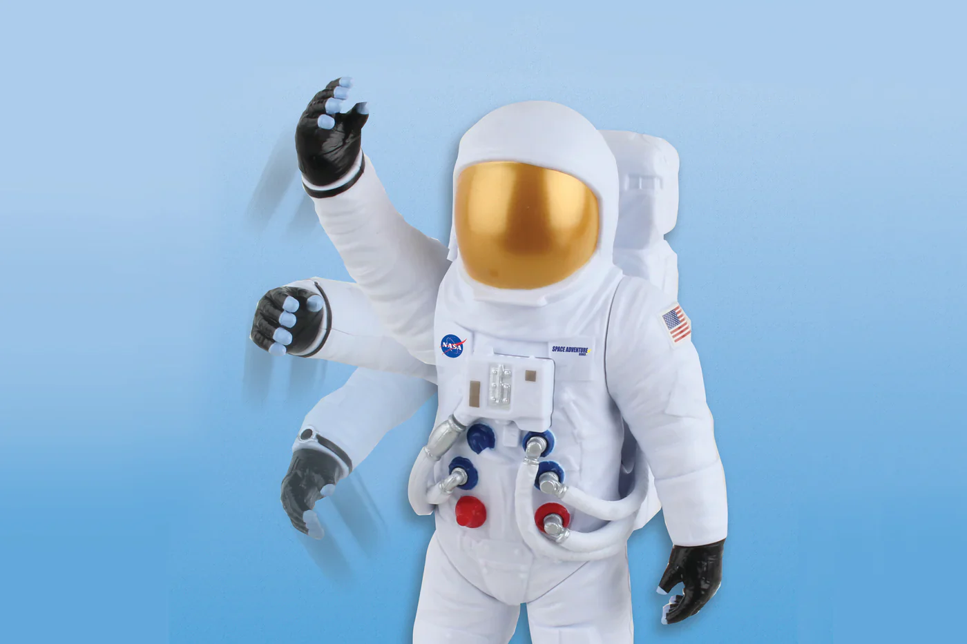 Space Adventure Series Astronaut Action Figure Toy – 10" - Image 6