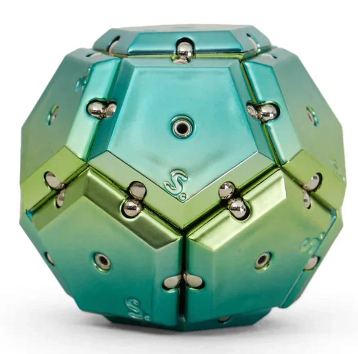 Speks - Geode Chrome Rare Earth Magnet Toy – Gamma Green