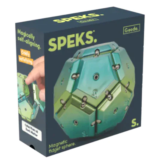 Speks - Geode Chrome Rare Earth Magnet Toy – Gamma Green - Image 2
