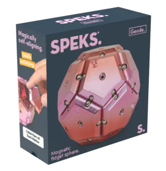 Speks - Geode Chrome Rare Earth Magnet Toy – Stellar Pink - Image 2