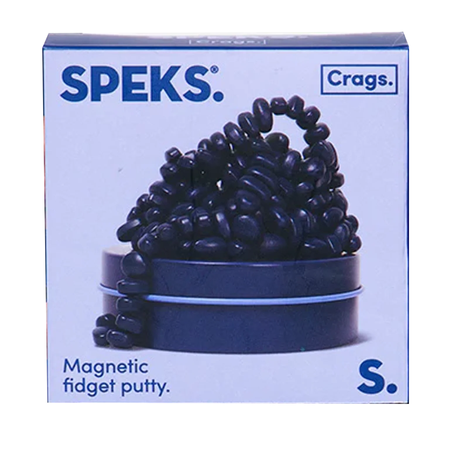 Speks – Mini Crags Magnetic Fidget Putty – Blue Tin – Indigo
