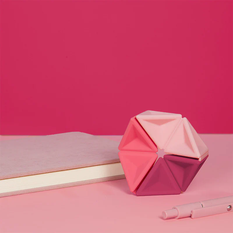 Speks - Pivot Silicone Flexagon – Magenta - Image 3