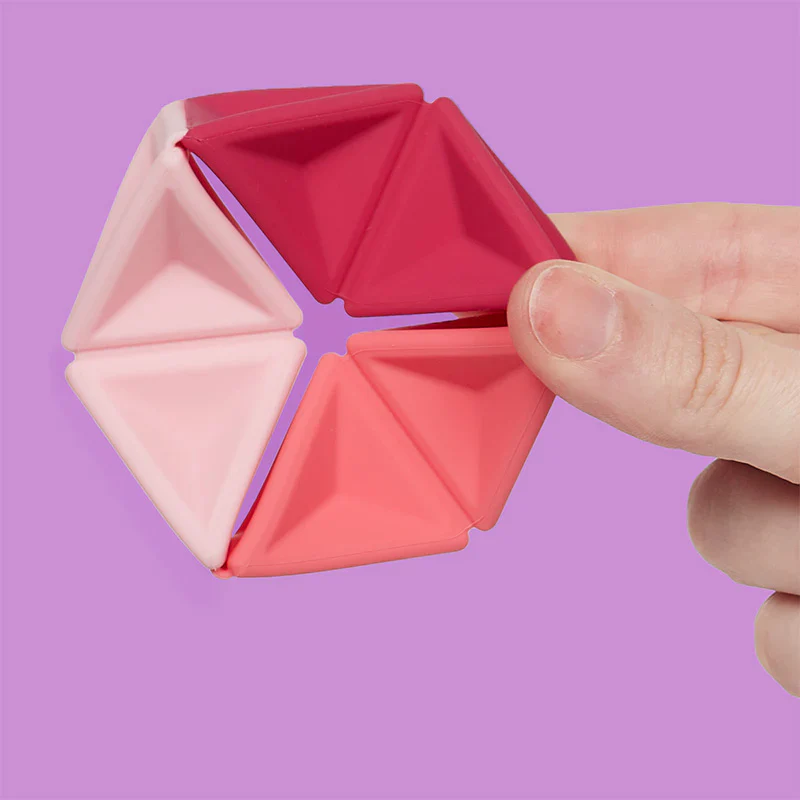 Speks - Pivot Silicone Flexagon – Magenta - Image 4