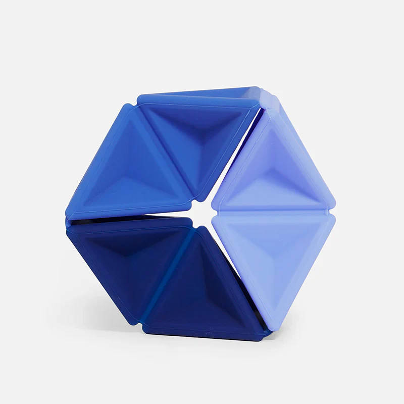 Speks - Pivot Silicone Flexagon – Navy - Image 2