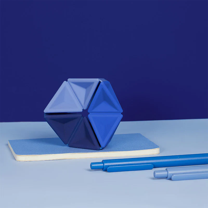 Speks - Pivot Silicone Flexagon – Navy - Image 3