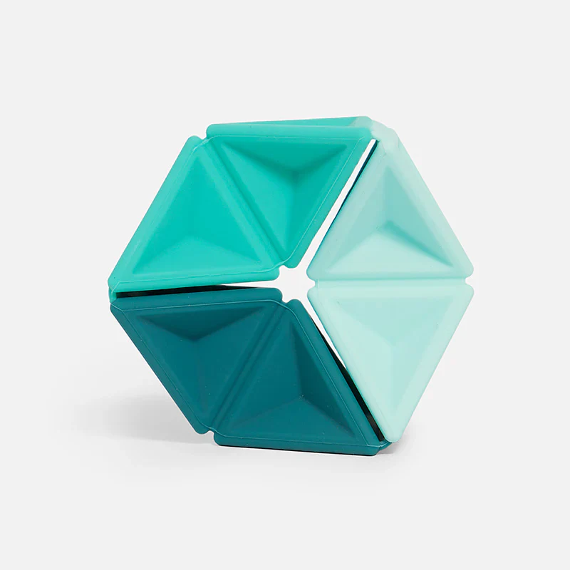 Speks - Pivot Silicone Flexagon – Teal - Image 2
