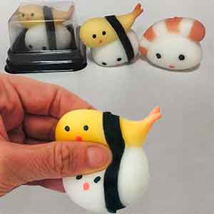 Squishy Sushi Stress Ball Toy – Assorted Styles Sold Separately - Image 3