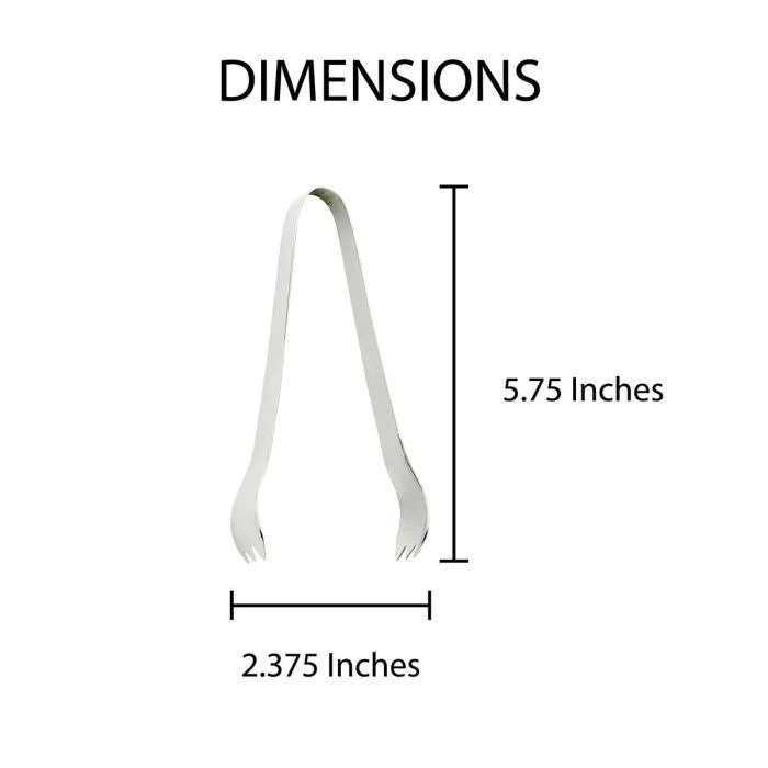 Stainless Steel Ice Tongs β 6" - Image 2