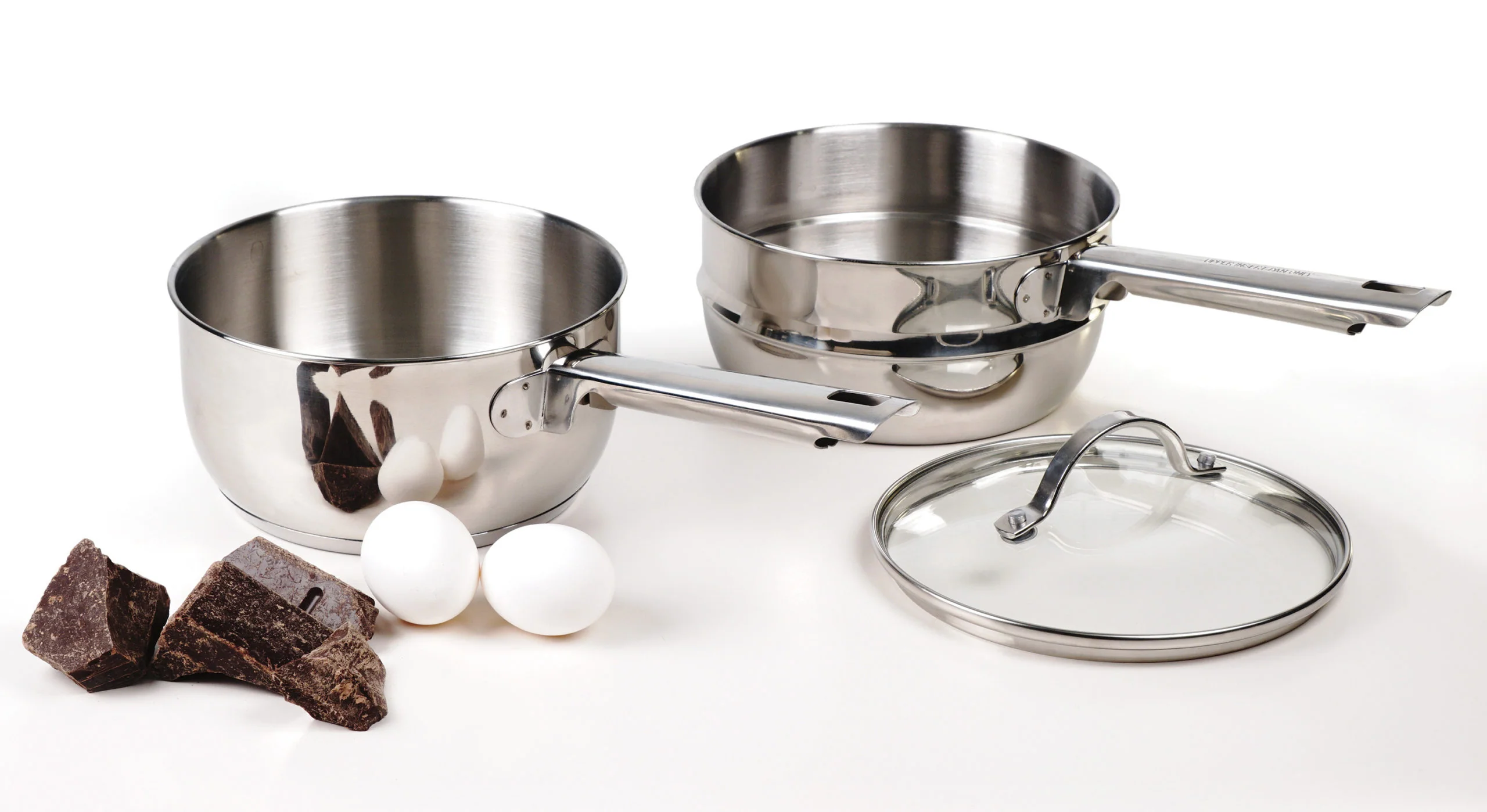 Stainless Steel Induction Double Boiler – 2 QT - Image 2