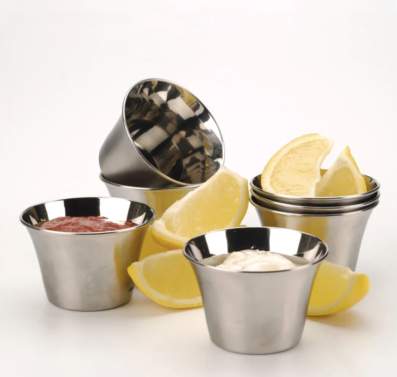 Stainless Steel Sauce Cup – 2oz - Image 3
