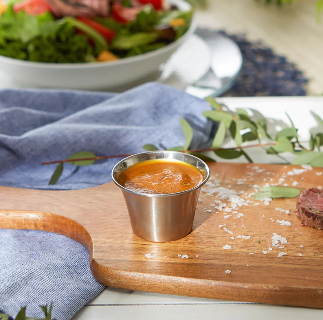 Stainless Steel Sauce Cup – 2oz - Image 4