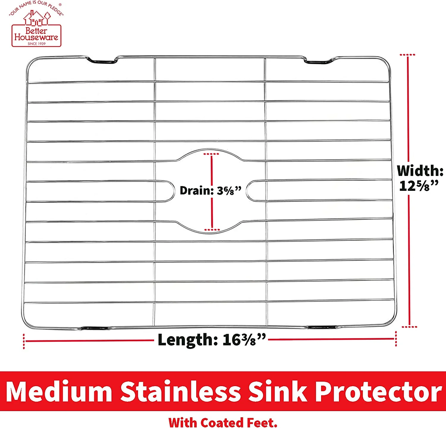 Stainless Steel Sink Protector – Medium - Image 2