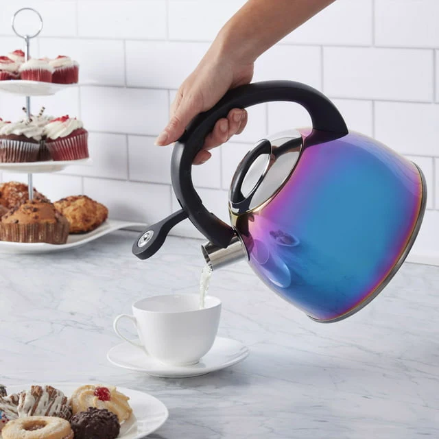 Rainbow Titanium Tea Kettle β Stainless Steel β 2.5-quart - Image 2