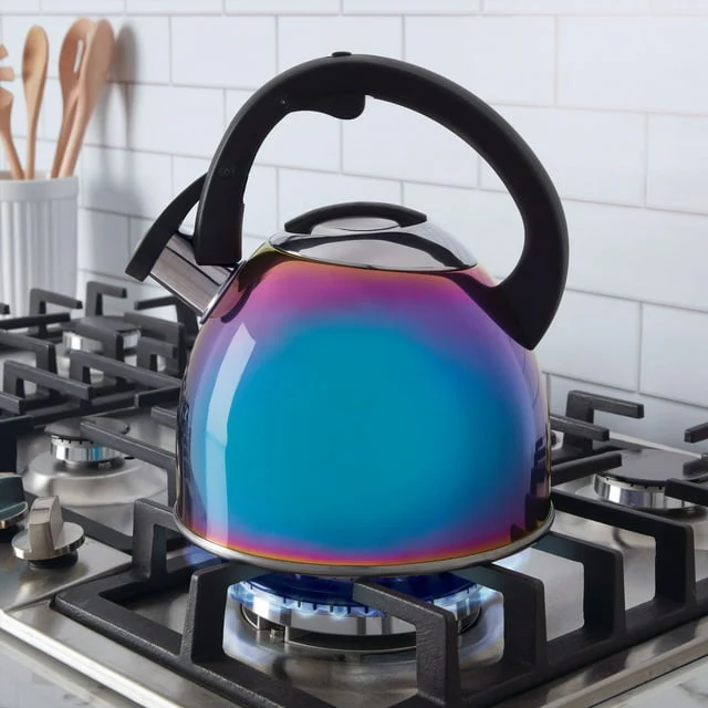 Rainbow Titanium Tea Kettle β Stainless Steel β 2.5-quart - Image 3