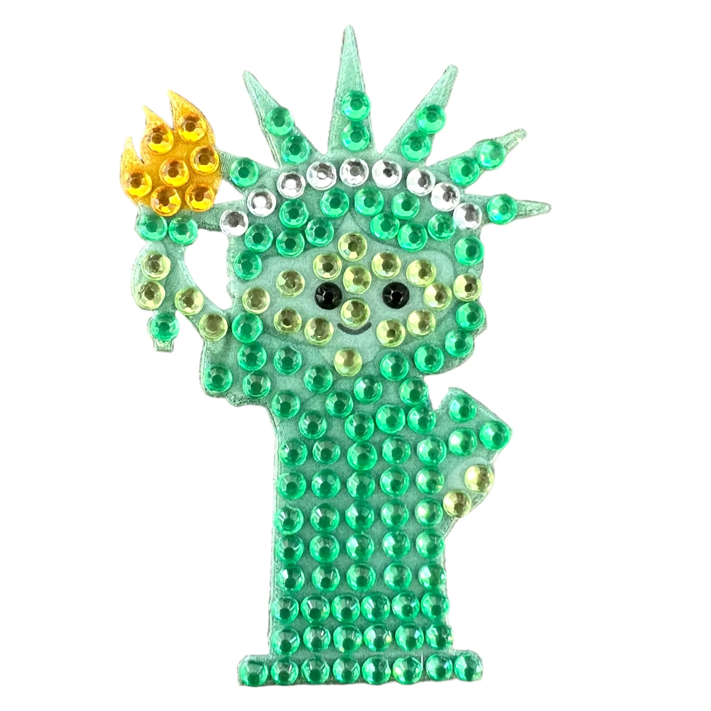 StickerBeans Lady Liberty Sparkle Sticker – 2"