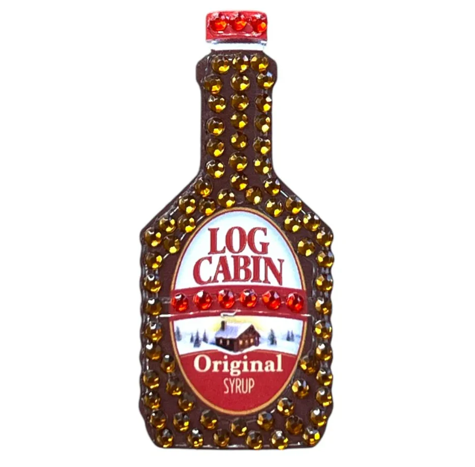 StickerBeans "Log Cabin" Sparkle Sticker – 2"