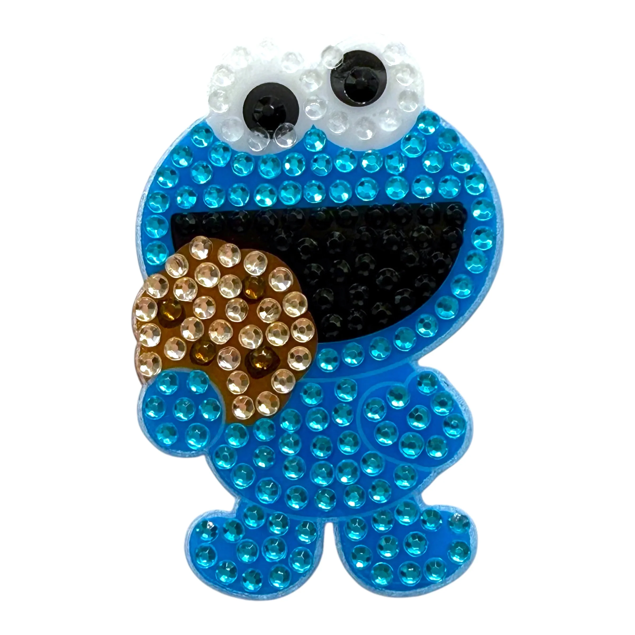 StickerBeans Sesame Street Collection – Cookie Monster – Sparkle Sticker – 2" - Image 2