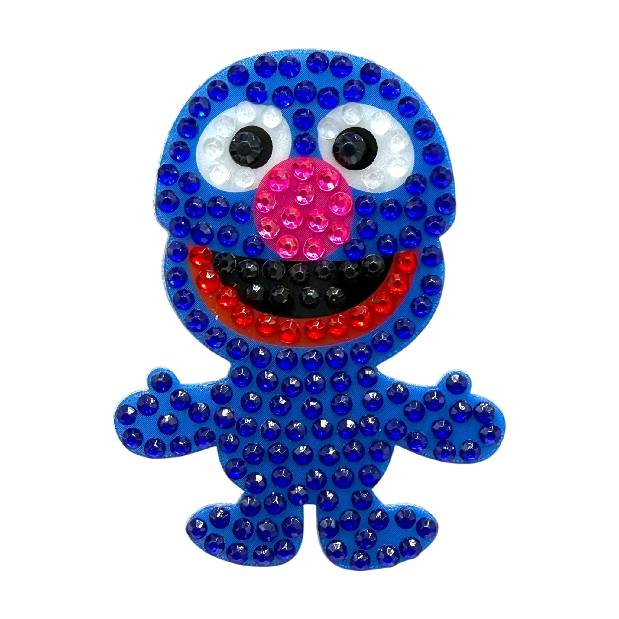StickerBeans Sesame Street Collection – Grover – Sparkle Sticker – 2" - Image 2