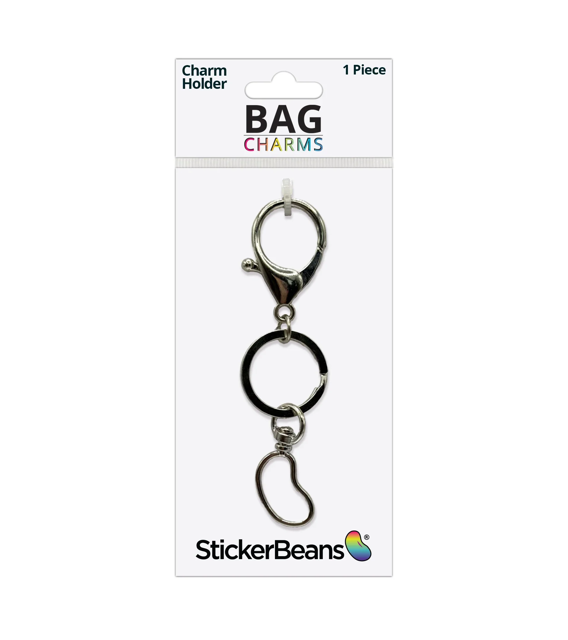 StickerBeans Sparkling Rhinestone Charm Holder/Keychain - Image 2