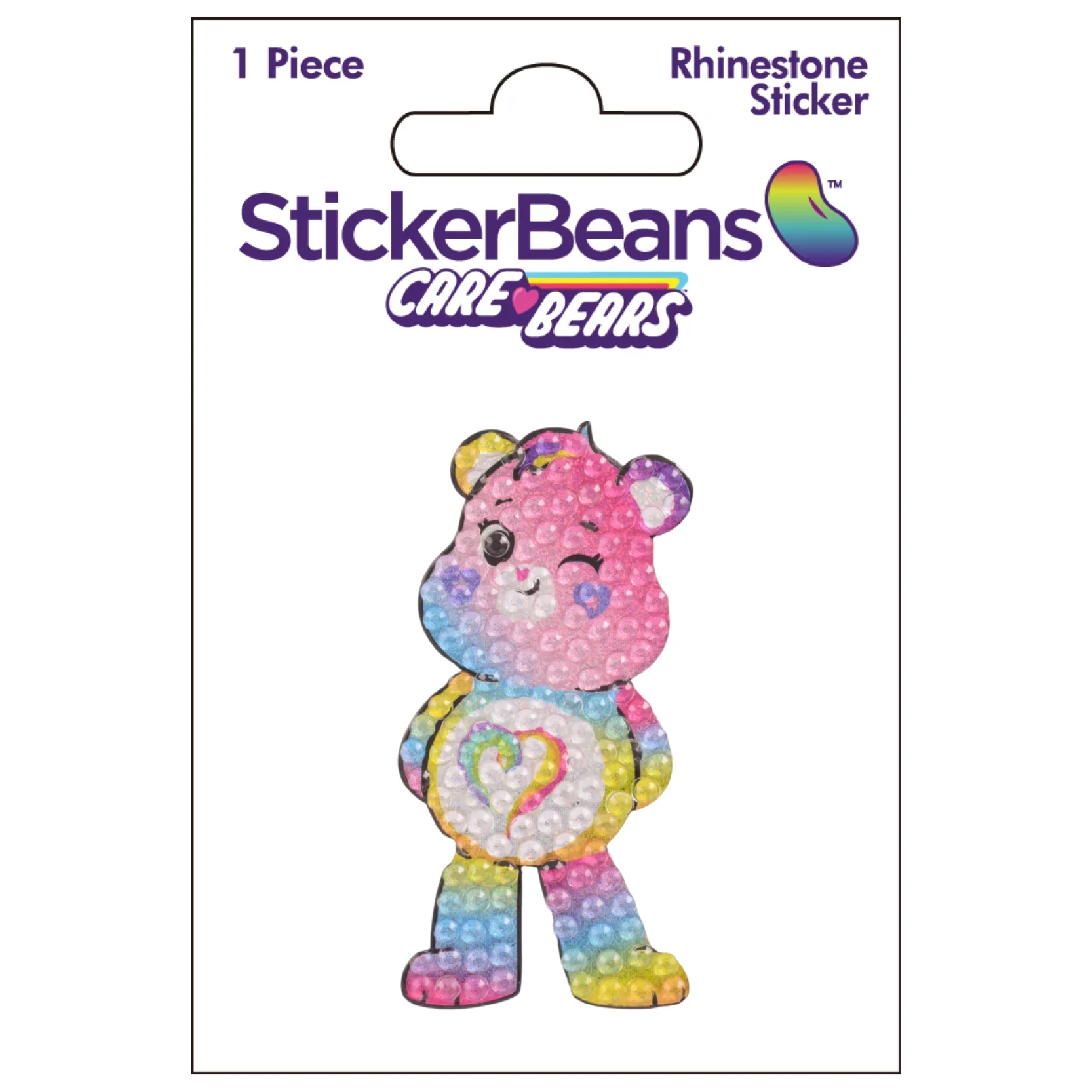 StickerBeans Togetherness Bear Sparkle Sticker – 2" - Image 2