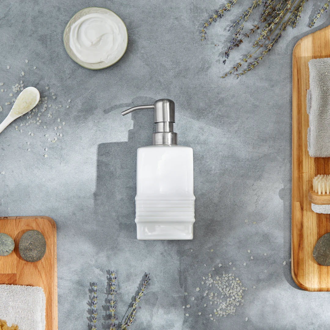 Stonewear Soap Dispenser – White - Image 4