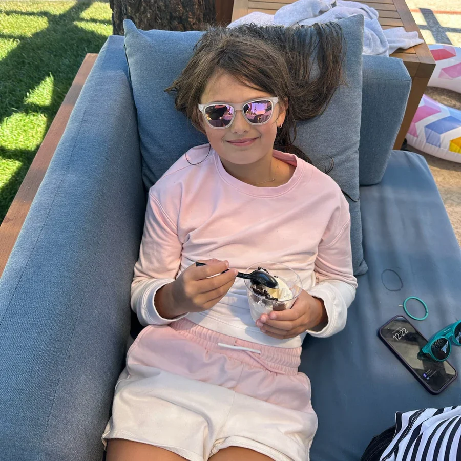 Sunnies Ice Ice Baby - Clear Frame Sunglasses for Kids - Image 4