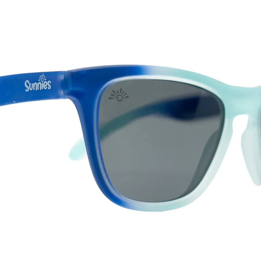 Sunnies Ocean Wave Wonders — Blue Ombre Frame Sunglasses for Kids - Image 2