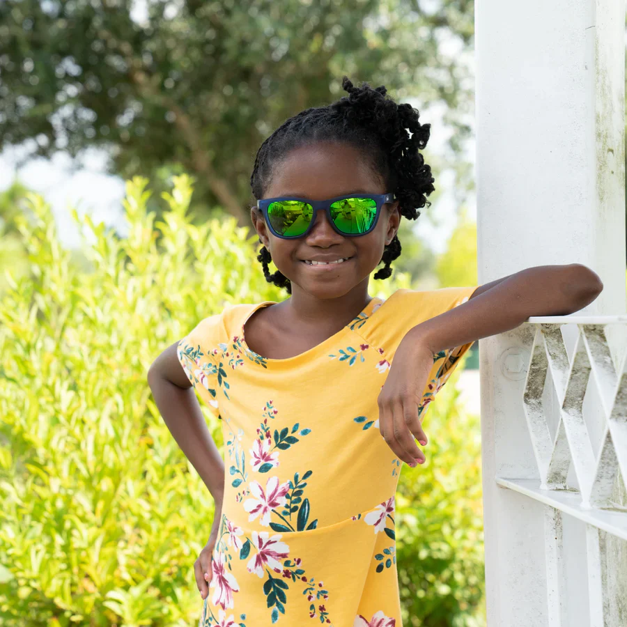 Sunnies Thank You Berry Punch — Blue Frame Sunglasses for Kids - Image 5