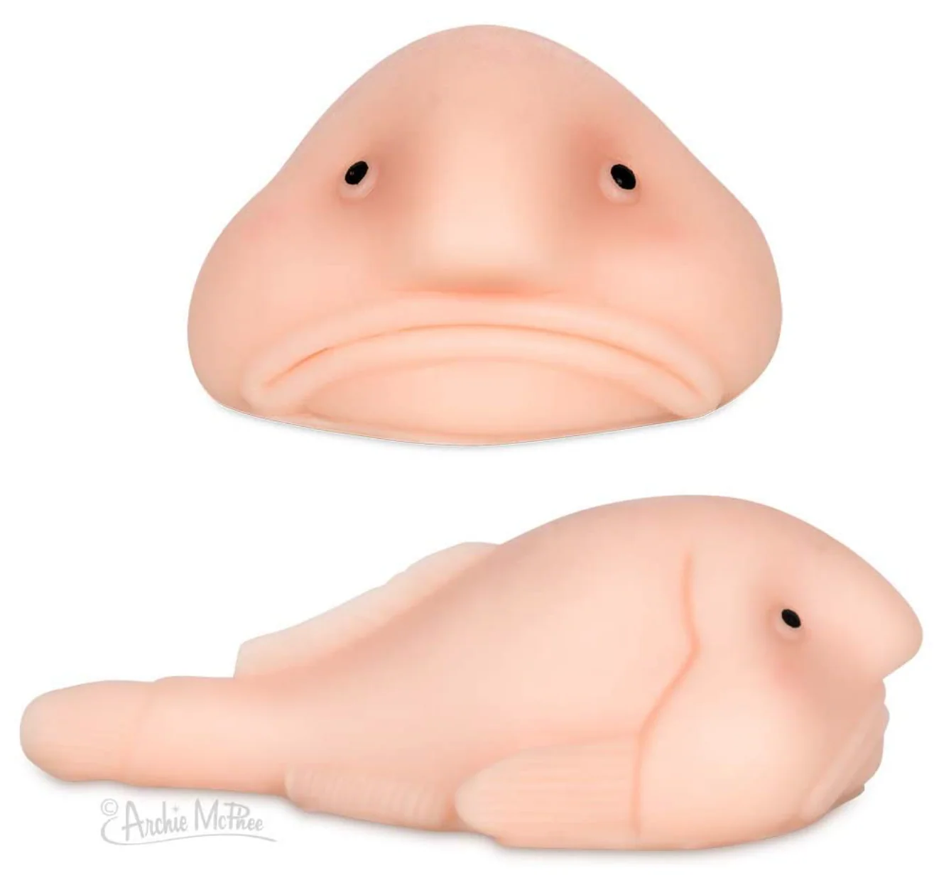 Sunny The Blobfish A Squishy, Stretchy, Sticky Toy – 5" long - Image 2