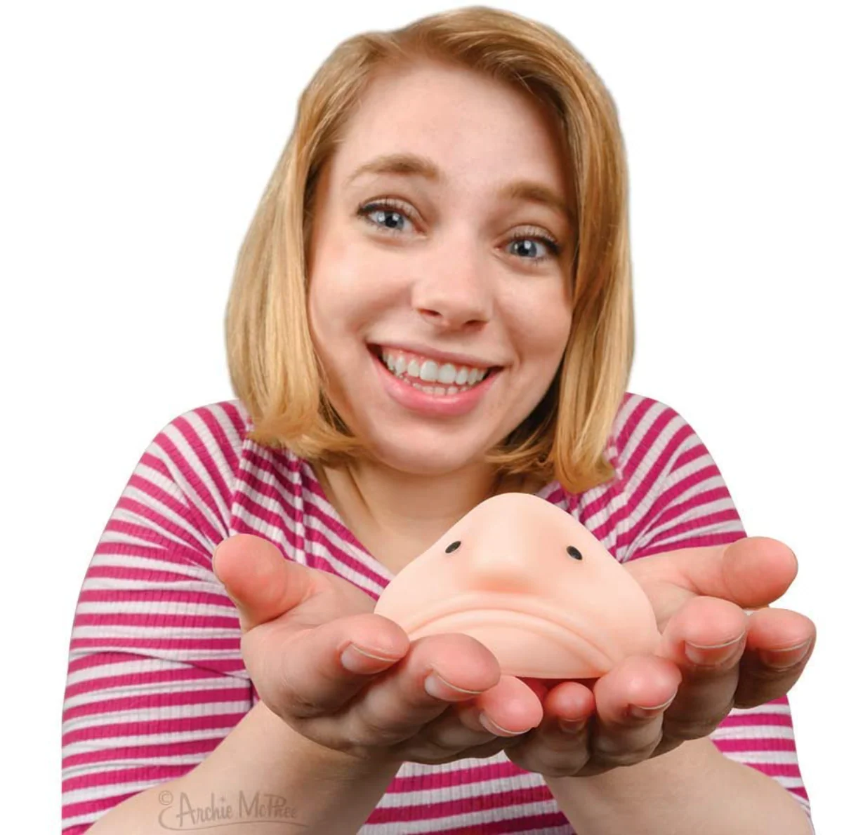 Sunny The Blobfish A Squishy, Stretchy, Sticky Toy – 5" long - Image 3