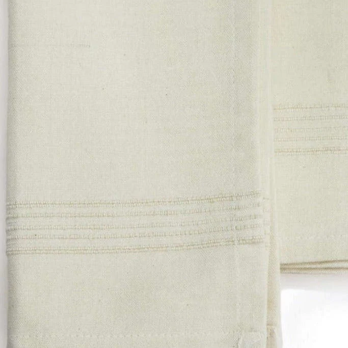 Sustainable Threads Cloth Napkin – Whipped Cream – Set of 2 - Image 2