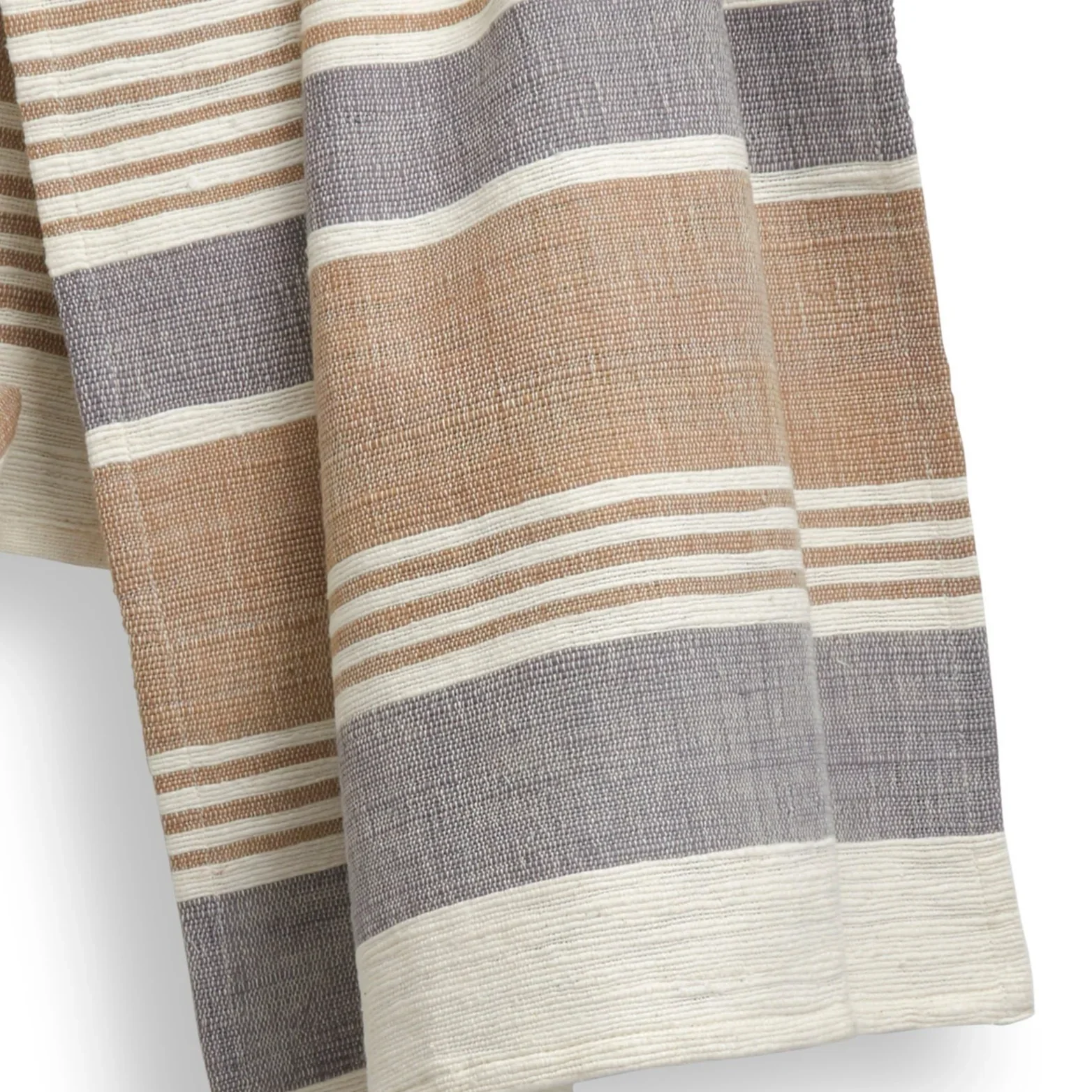 Sustainable Threads Cotton Handspun Kitchen Towel – Pebble – 27" x 19" - Image 2