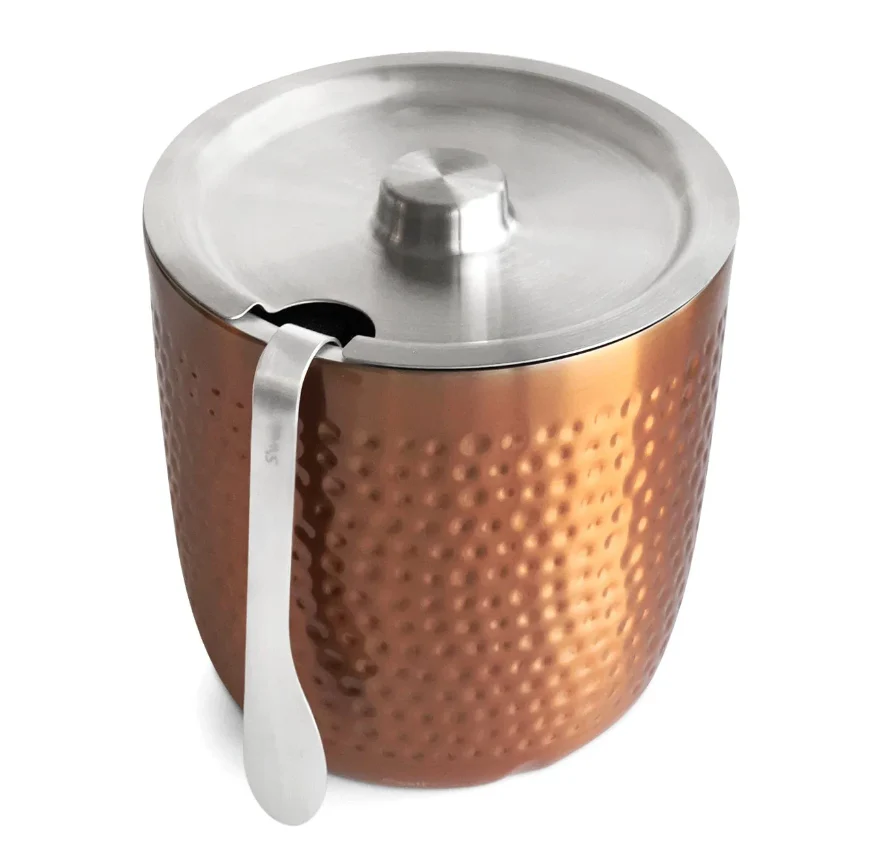 S'well 68oz Ice Bucket + Tongs β Dipped Metallic