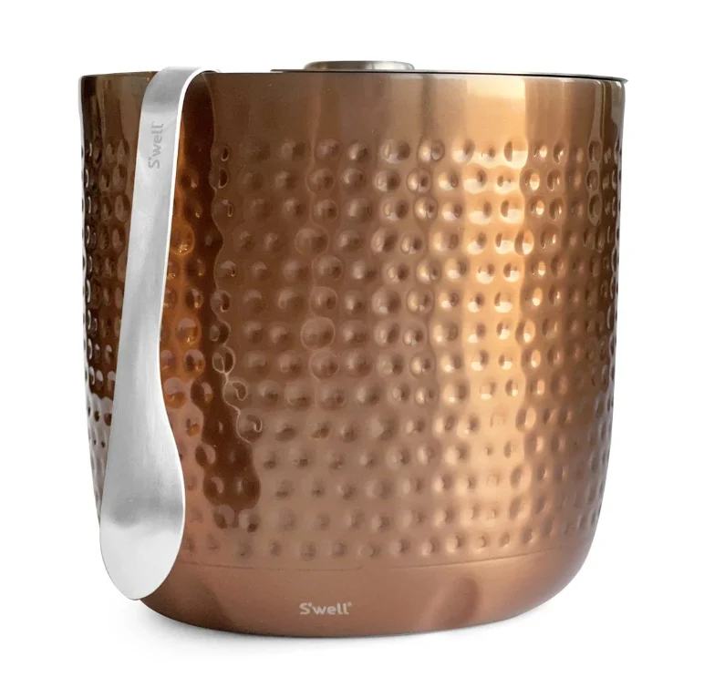 S'well 68oz Ice Bucket + Tongs β Dipped Metallic - Image 2
