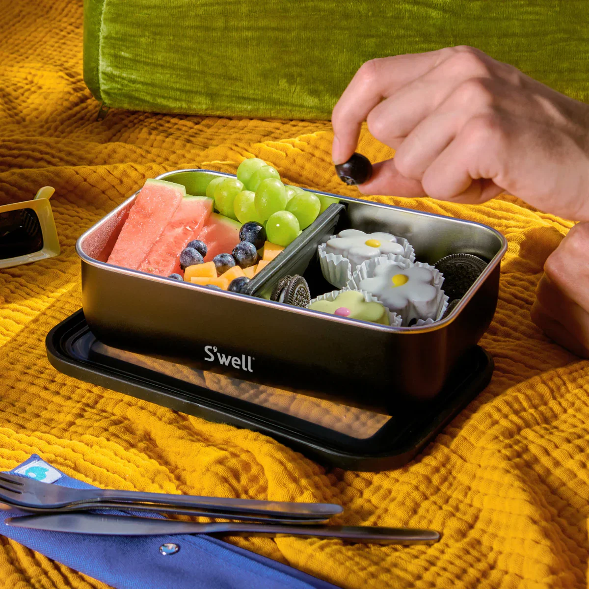S'well Meal Prep Bento Box – Onyx - Image 5