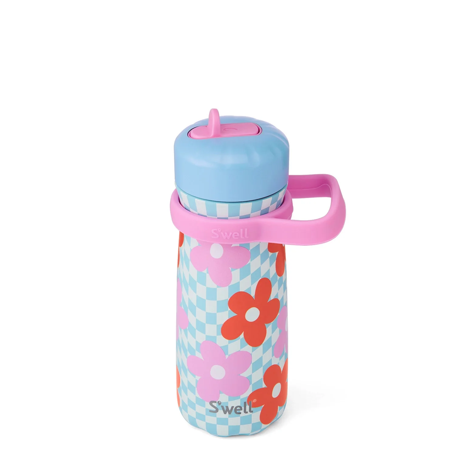 S'well Traveler with Flip Straw Lid – Pink Petal – 16oz - Image 2