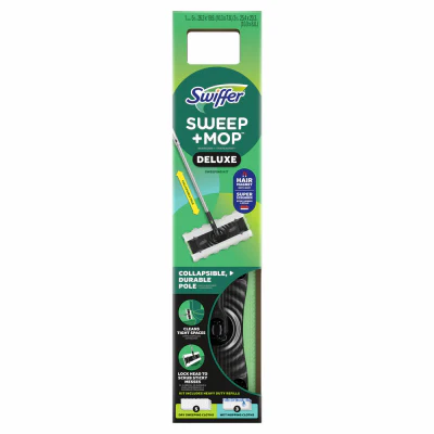 Swiffer Sweep and Mop Deluxe – 2-in-1 Floor Mopping and Sweeping Kit