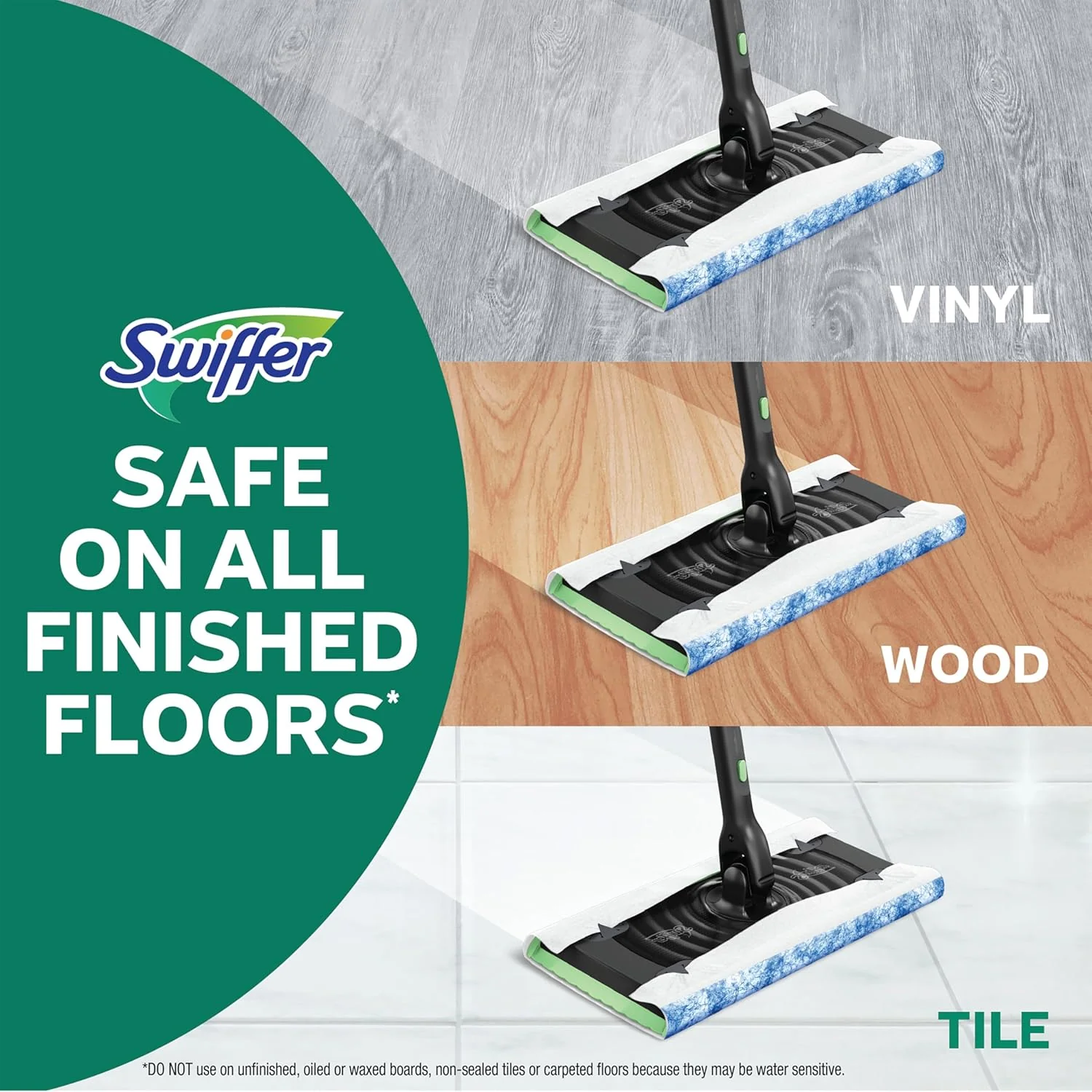 Swiffer Sweep and Mop Deluxe – 2-in-1 Floor Mopping and Sweeping Kit - Image 5
