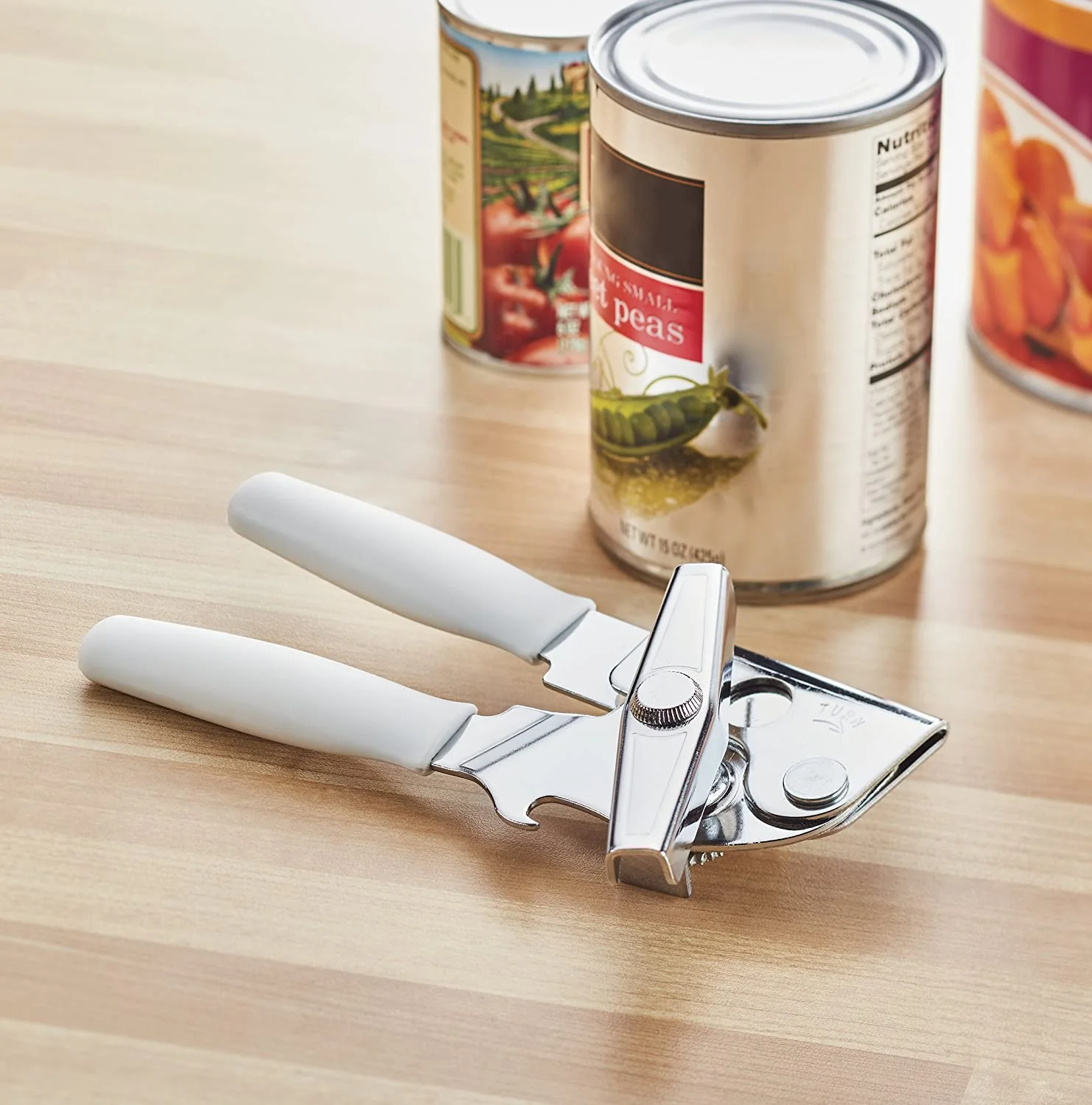 Swing-A-Way Can Opener β Chrome/White - Image 3