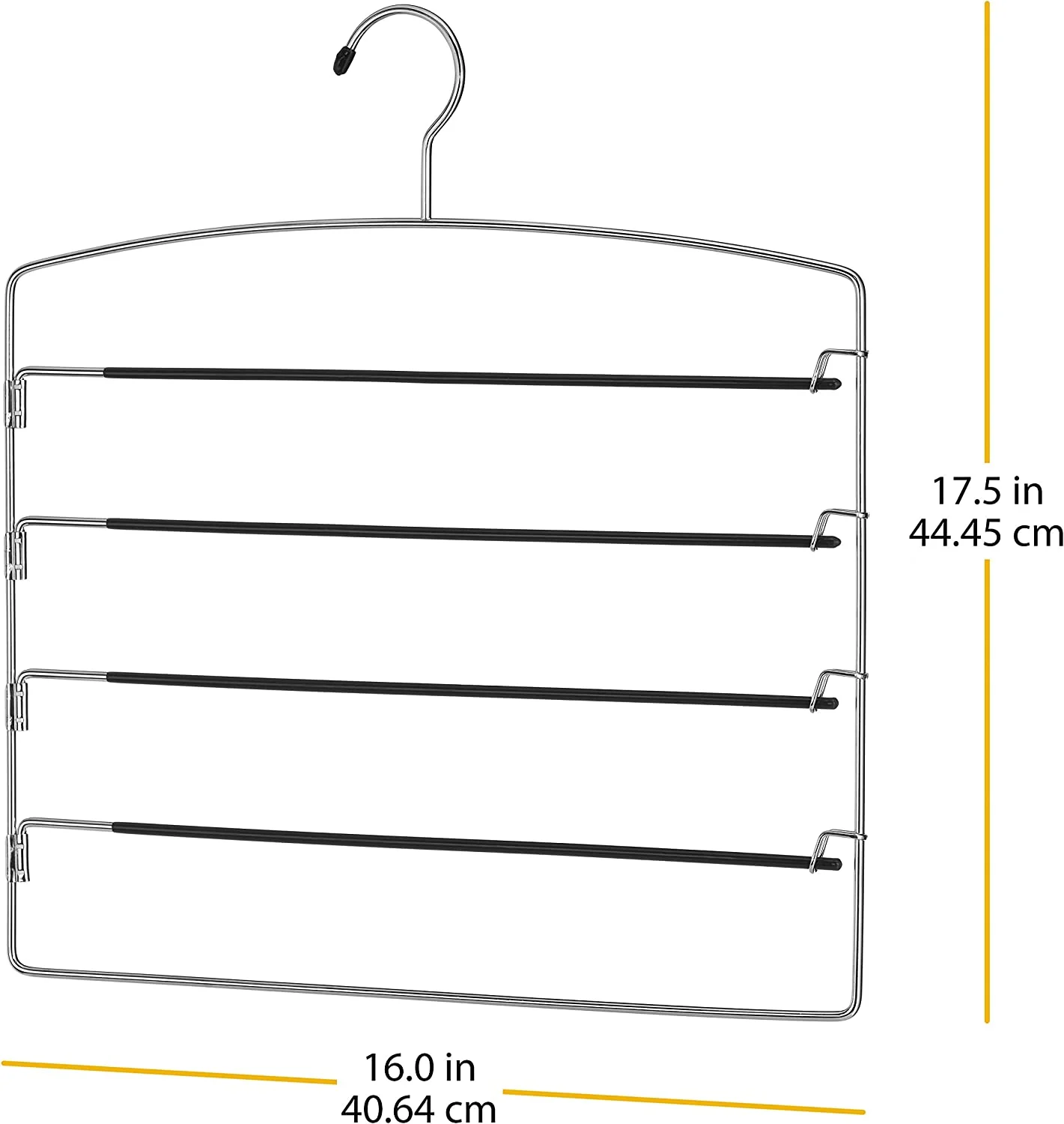 Swing Arm Tiered Slack Hanger – Chrome - Image 2