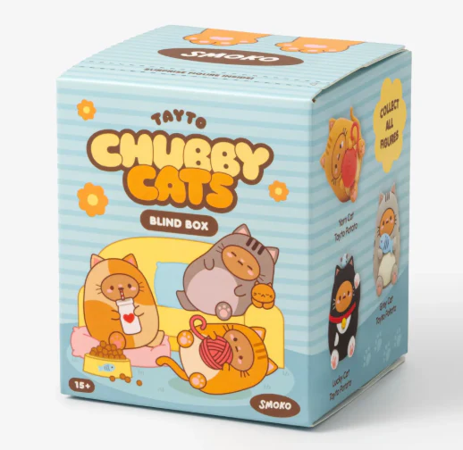 Tayto Chubby Cats Blind Box Collectible Toy – Each Sold Separately - Image 2